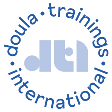 This is the logo for Doula Trainings International (DTI) added to ncsnightnanny.com for reference purposes only.